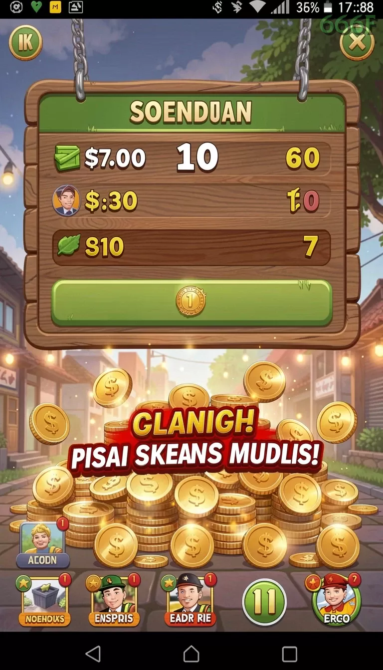 Cuplikan layar 8G8G — pengaturan akun