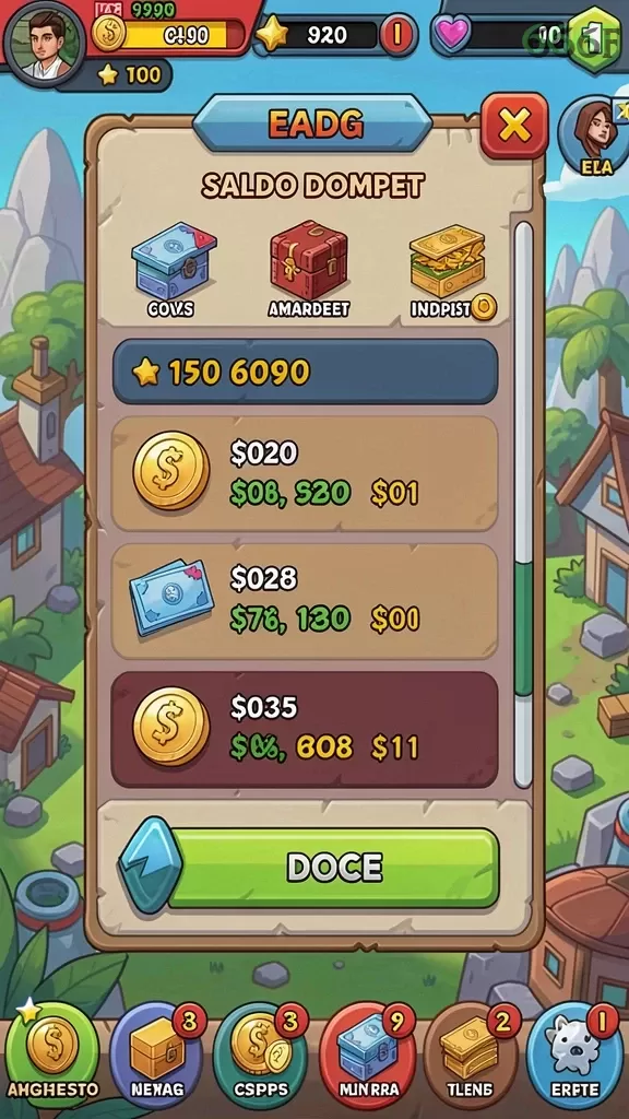 Cuplikan layar 8G8G — aktivitas
